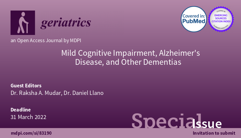 A scholarly journal entry on Mild Cognitive Impairment, Alzheimer's Disease, and Other Dementias edited by Dr. Raksha Mudar and Dr. Daniel Llano